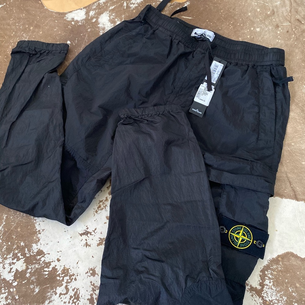 Stone island black pants